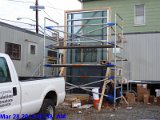 Setting up the Curtain wall Mockup next to MAST Trailer (800x600).jpg